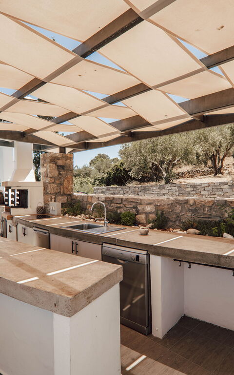 Villa Kera Panorama: Balkong / terrass / uteplats, Exteriör, Utomhus