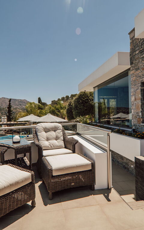 Villa Kera Panorama: Balkong / terrass / uteplats, Exteriör, slå samman, Utomhus