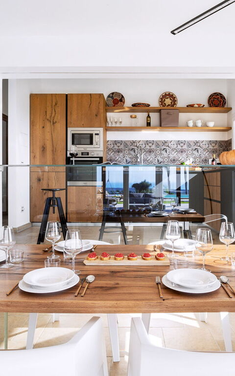 Villa Erakle: Kök, Lunchrum