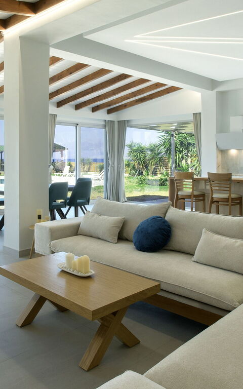 Villa Aurora Blue: Vardagsrum