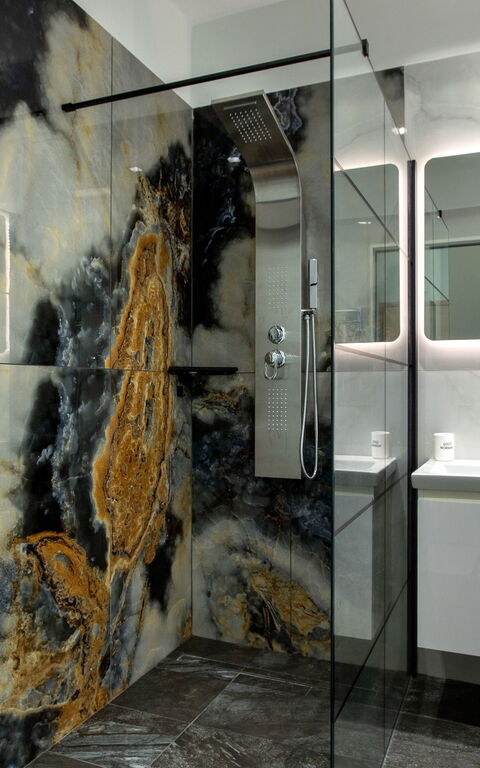 Villa Aurora Blue: Badrum