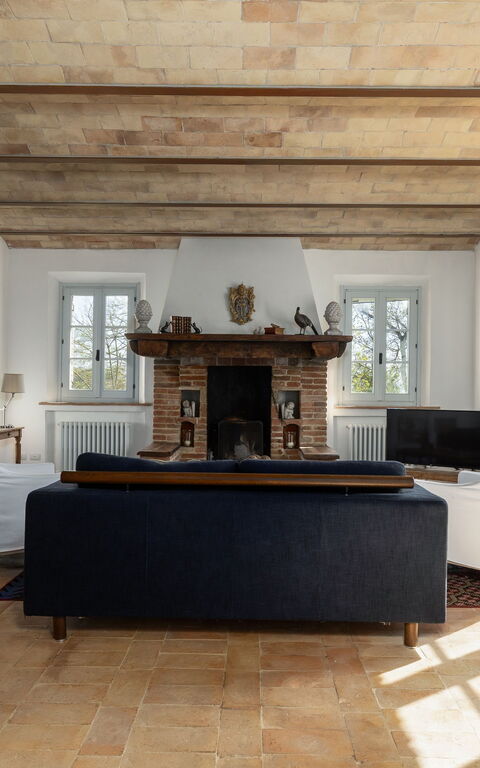 Casale Delle Mele: Vardagsrum