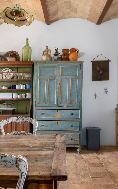 Casale Delle Mele: Kök, Lunchrum