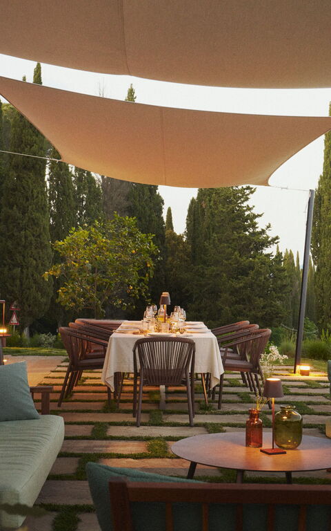 Villa Elmi: Balkong / terrass / uteplats, Exteriör, Trädgård, Utomhus, Visningar