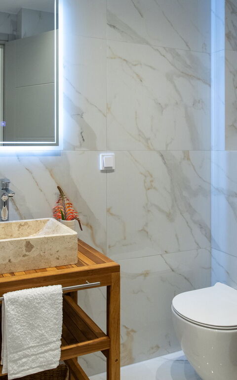 Villa Sunset: Badrum