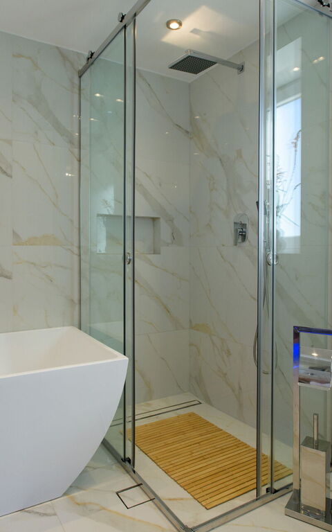 Villa Sunset: Badrum