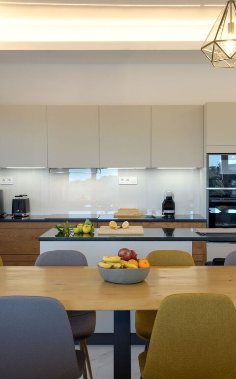 Villa Sunset: Kök, Lunchrum