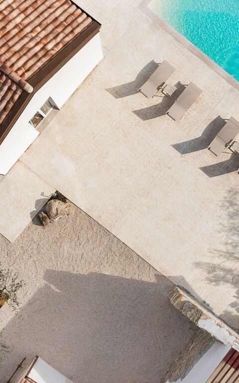 Villa Sike: Exteriör, slå samman, Utomhus