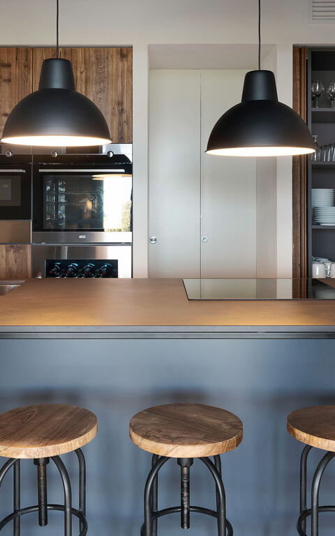 Villa Zigulì: Kök, Lunchrum