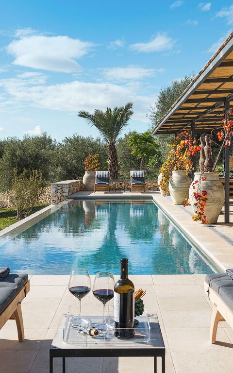 Villa Zigulotto: Exteriör, slå samman, Utomhus, Visningar