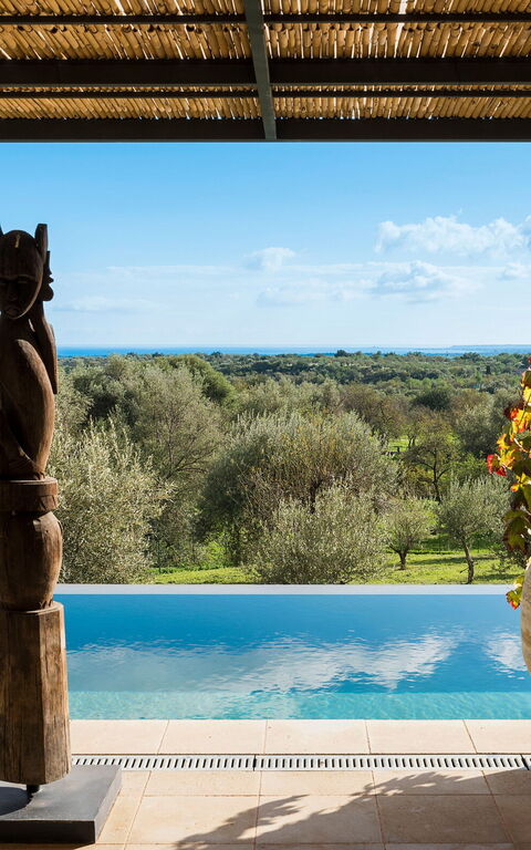 Villa Zigulotto: Exteriör, slå samman, Utomhus, Visningar