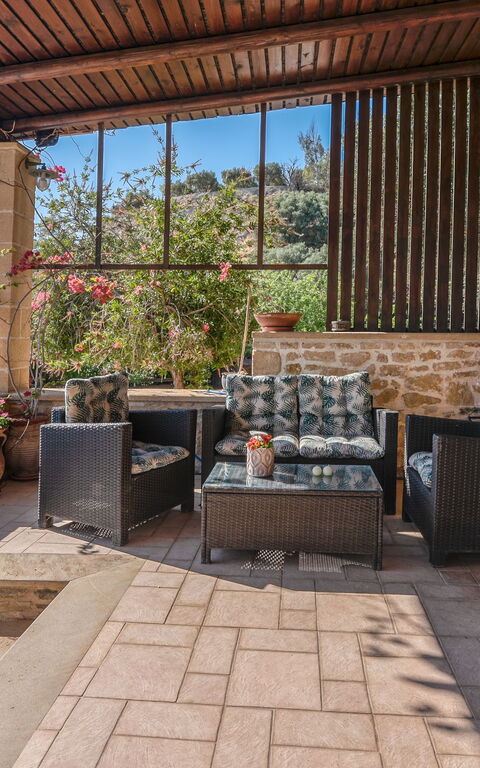 Villa Dimmare: Balkong / terrass / uteplats, Exteriör, Utomhus