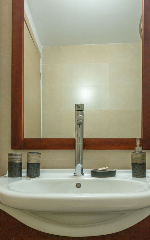 Villa Dimmare: Badrum