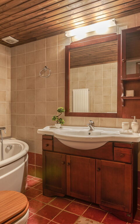 Villa Dimmare: Badrum