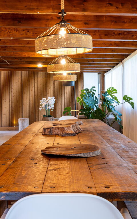 Villa Sole Tra i Ginepri: Lunchrum, Vardagsrum