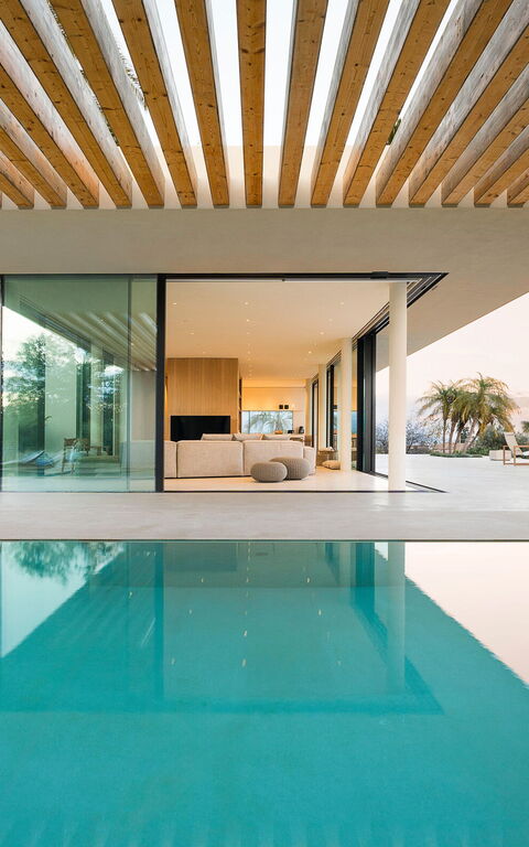 Villa Hermosa: Exteriör, slå samman, Utomhus