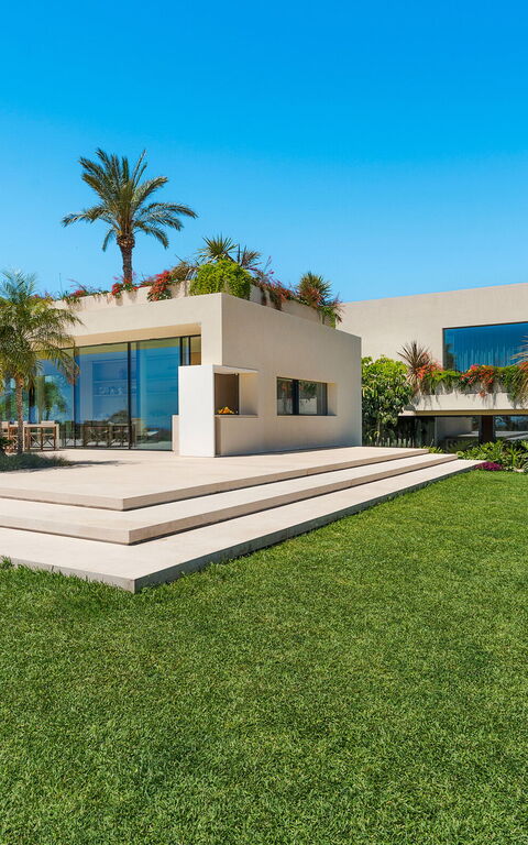 Villa Hermosa: Trädgård