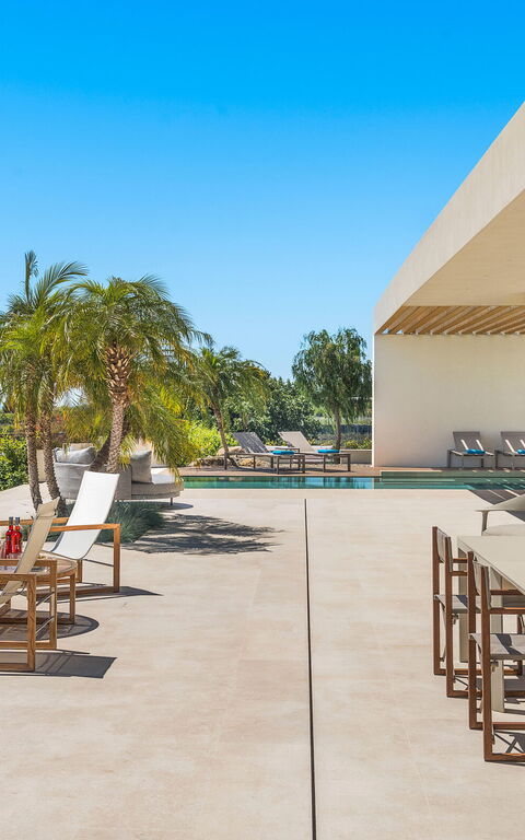 Villa Hermosa: Trädgård