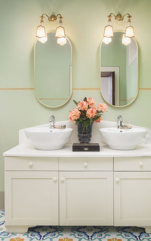 Villa Laparelli Pitti: Badrum