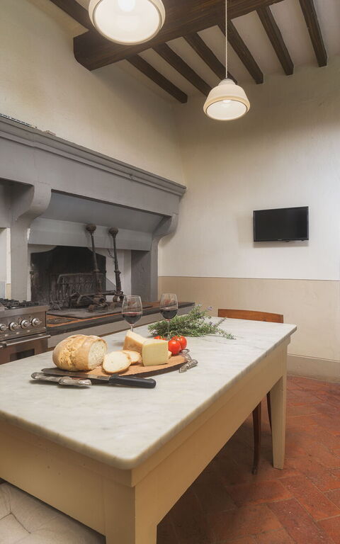 Villa Laparelli Pitti: Kök