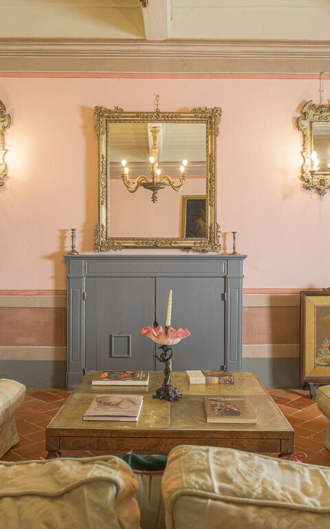 Villa Laparelli Pitti: Vardagsrum