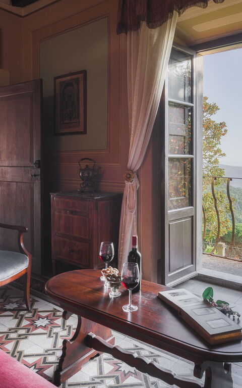 Villa Laparelli Pitti: Vardagsrum