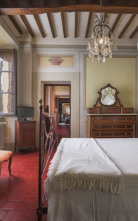 Villa Laparelli Pitti: sovrum