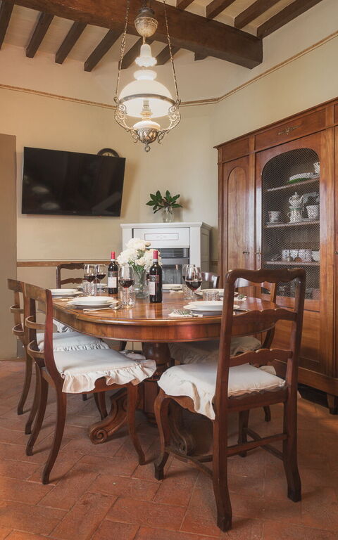 Villa Laparelli Pitti: Lunchrum