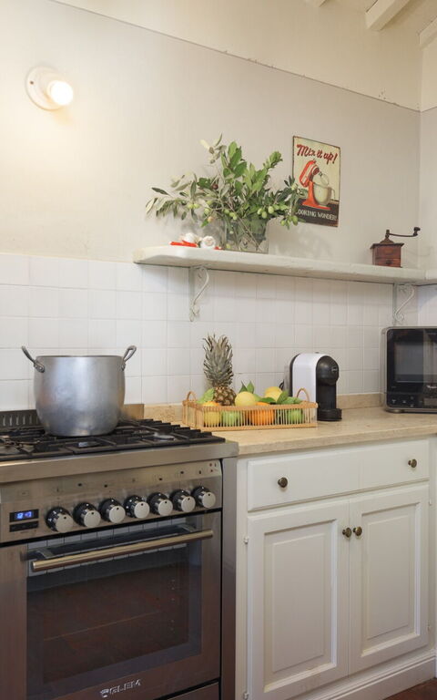 Villa Le Corchie: Kök