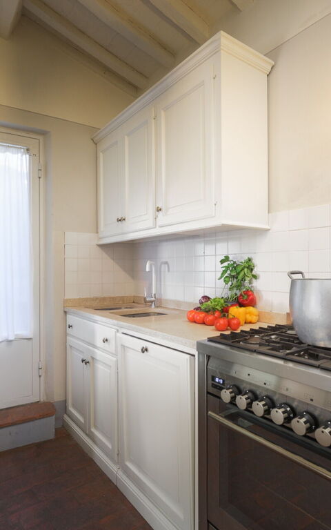 Villa Le Corchie: Kök