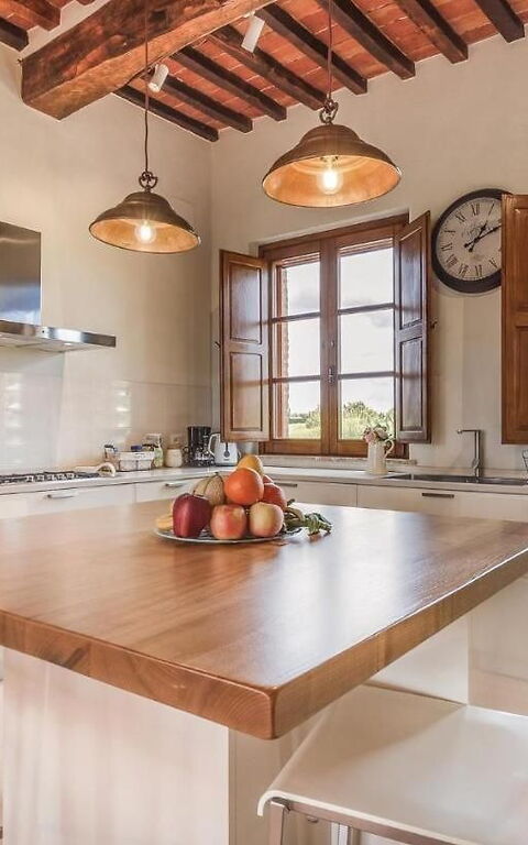 Villa Il Pozzo: Kök, Lunchrum