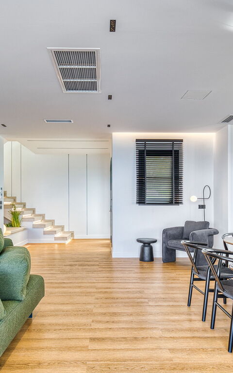 Villa Dominante: Kök, Vardagsrum