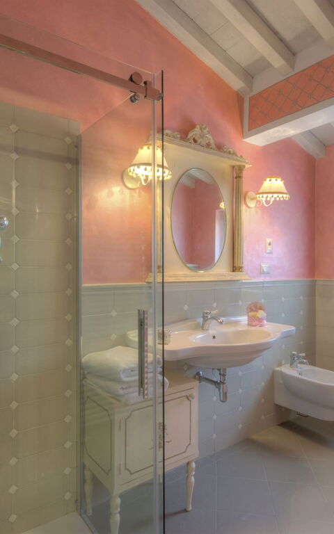 Villa Torresassa: Badrum