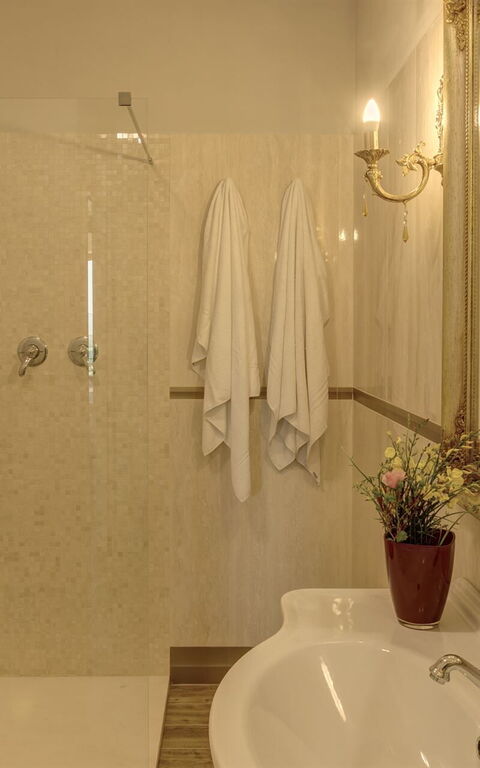 Villa Torresassa: Badrum