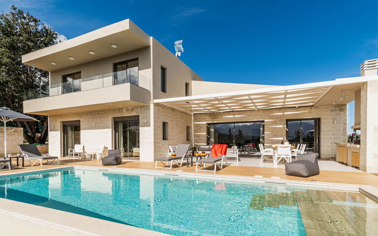 Villa Orientem Bis: Balkong / terrass / uteplats, Exteriör, slå samman, Sommar, Trädgård, Utomhus, Vår