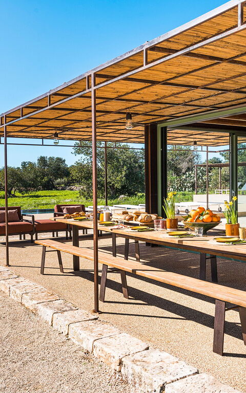 Villa Ninetta: Exteriör, Utomhus