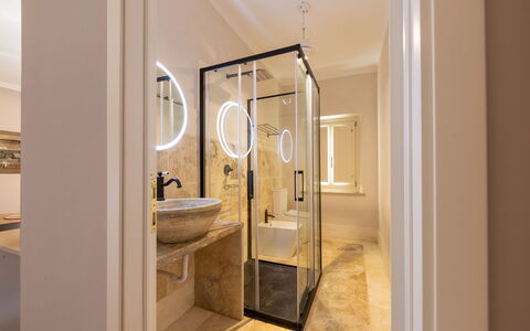 Semesterboende Borgo Ariano 20: Badrum