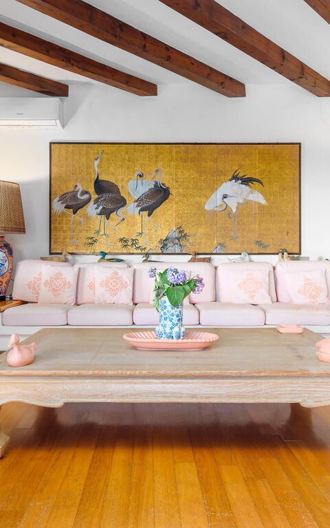 Villa Silenis: Vardagsrum