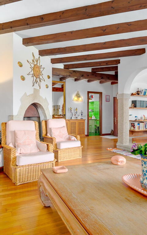 Villa Silenis: Vardagsrum