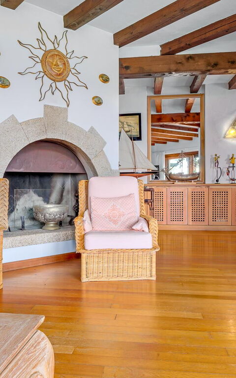 Villa Silenis: Vardagsrum