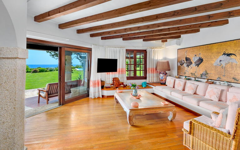 Villa Silenis: Vardagsrum