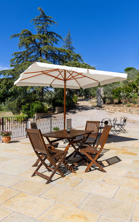 Tenuta Macericca: Balkong / terrass / uteplats, Exteriör, Utomhus