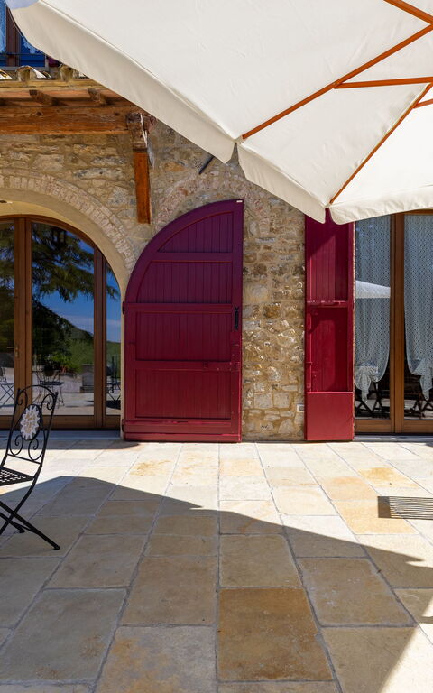 Tenuta Macericca: Balkong / terrass / uteplats, Exteriör, Utomhus