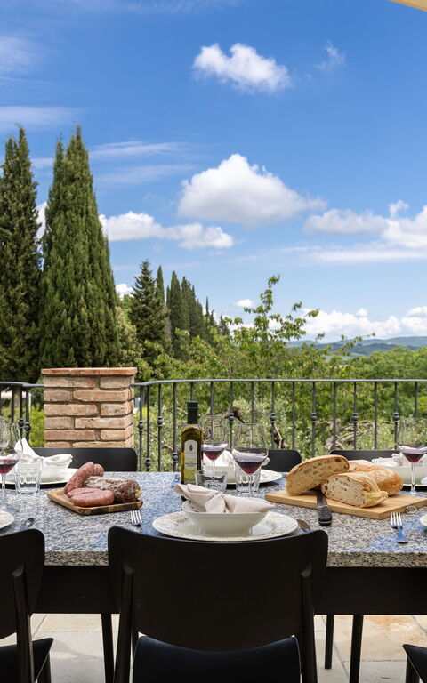 Tenuta Macericca: Balkong / terrass / uteplats, Exteriör, Utomhus