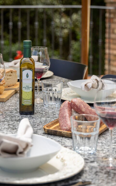 Tenuta Macericca: Balkong / terrass / uteplats, Exteriör, Utomhus