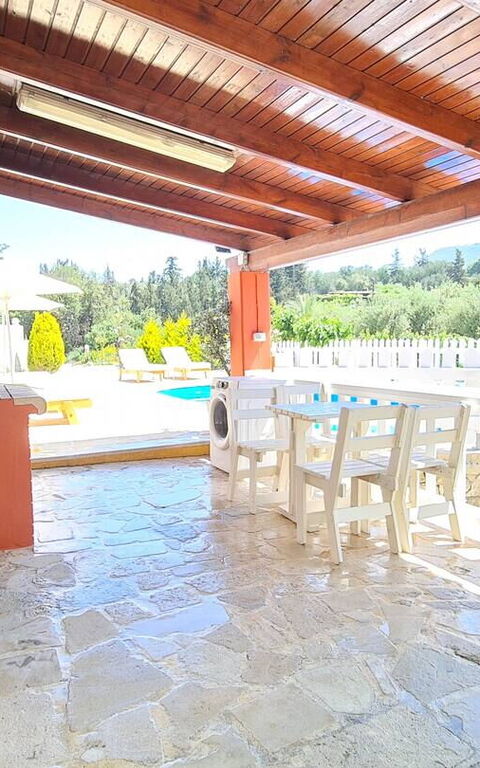 Villa Nikolas: Balkong / terrass / uteplats, Exteriör