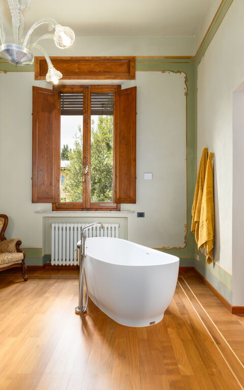 Villa Silvia: Badrum