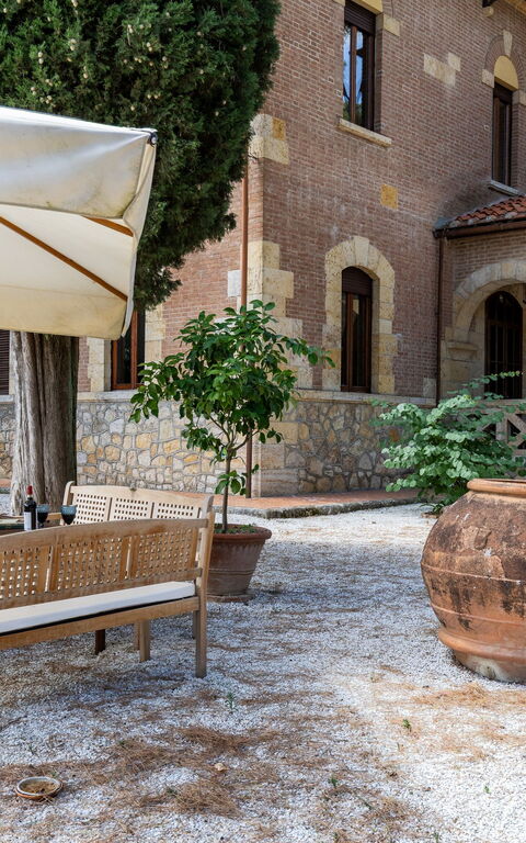 Villa Silvia: Balkong / terrass / uteplats, Huvudentré