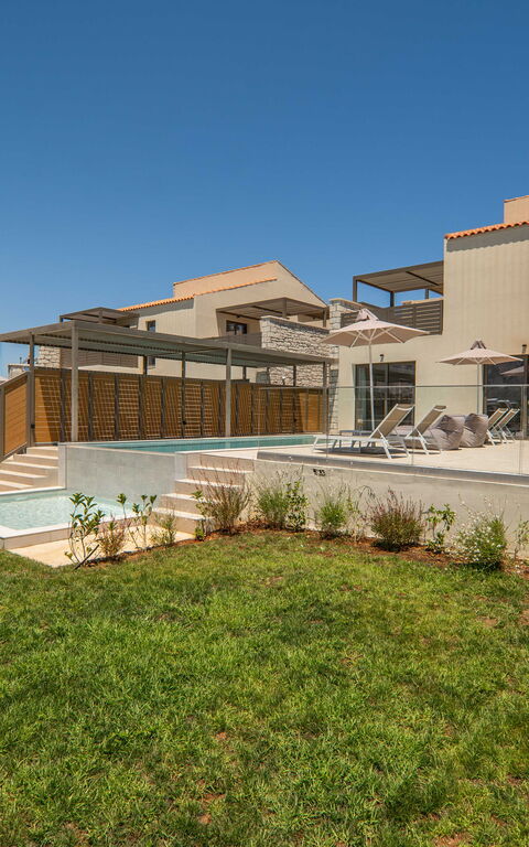 Villa Zen Chrysi: Exteriör, slå samman, Trädgård, Utomhus