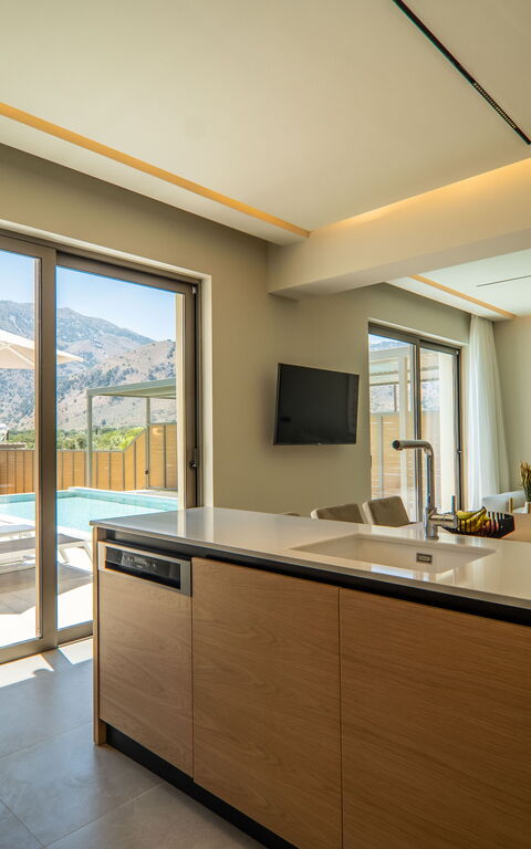 Villa Zen Chrysi: Kök